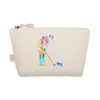 golf gift - Organic Pouch - nature - Front