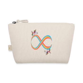 UNICORN RAINBOW INFINITY CROSSING - Bio-Täschchen - Natur - Vorne