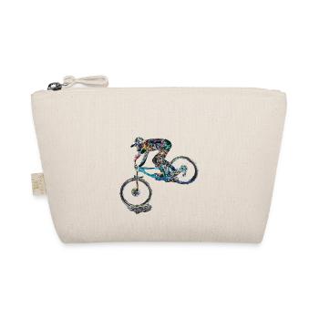 mountain bike mtb downhill - Organic Pouch - nature - Front