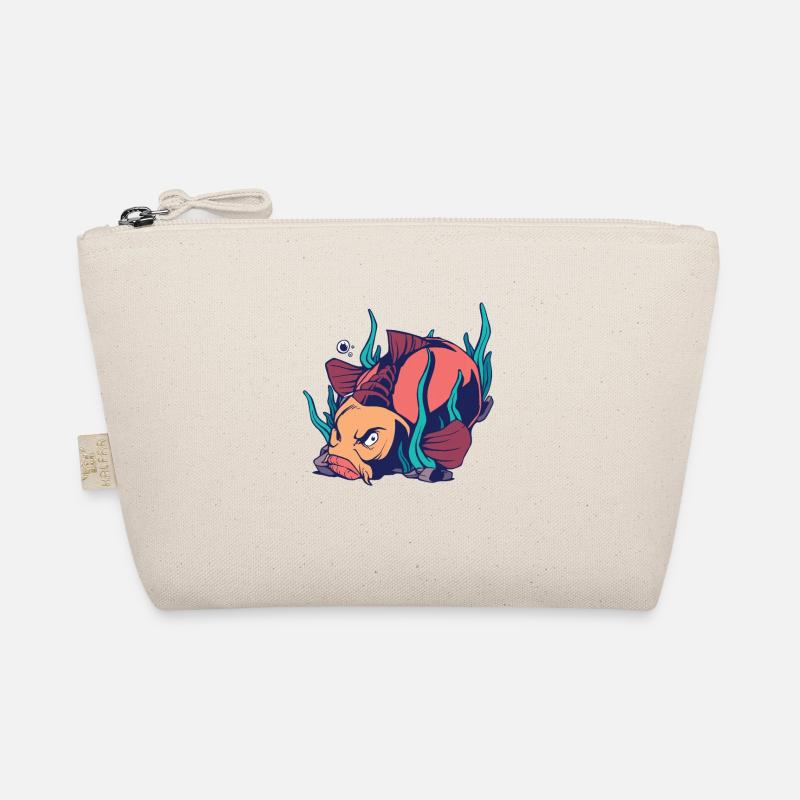 Karpfen Carp Barteln Boilie Ansitz Angeln Geschenk - Bio-Täschchen - Natur