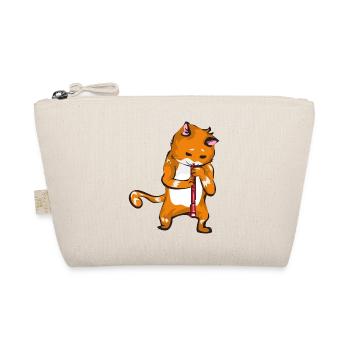 Oboe Cat - Organic Pouch - nature - Front