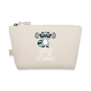 Je fais de l'exercice pour manger du panda poubelle - Trousse biologique - nature - Devant