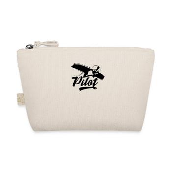 Flying aviator pilot pilot airplane pilot - Organic Pouch - nature - Front