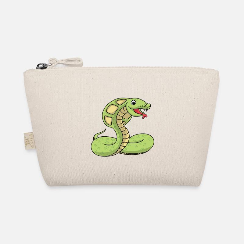 Cobra reptiles snake wildlife exotic animals Organic Pouch
