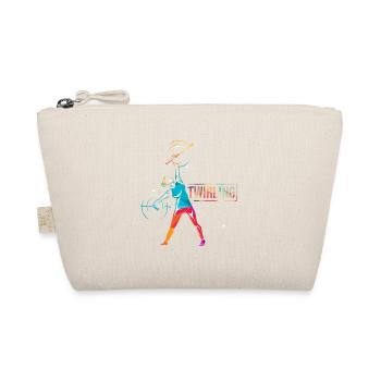Baton Twirling gift - Organic Pouch - nature - Front