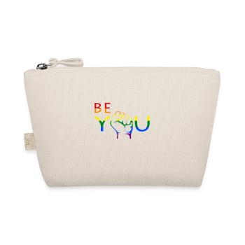 Be You Pride Fist Rainbow - Bio-Täschchen - Natur - Vorne