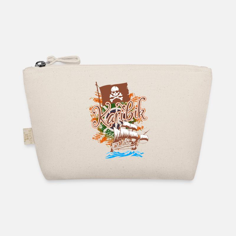 Caribbean skull Organic Pouch