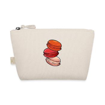 Macaroon Baker and Foodie Gift - Organic Pouch - nature - Front