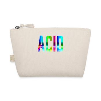 Acid House Techno Raver DJ Festival Party Geschenk - Bio-Täschchen - Natur - Vorne