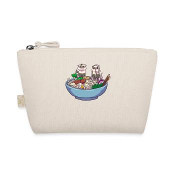 Ferret in Noodle Soup Illustration - Organic Pouch - nature - Front