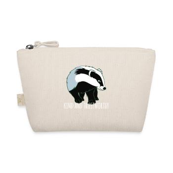Badger Kind And Trustworthy - Organic Pouch - nature - Front