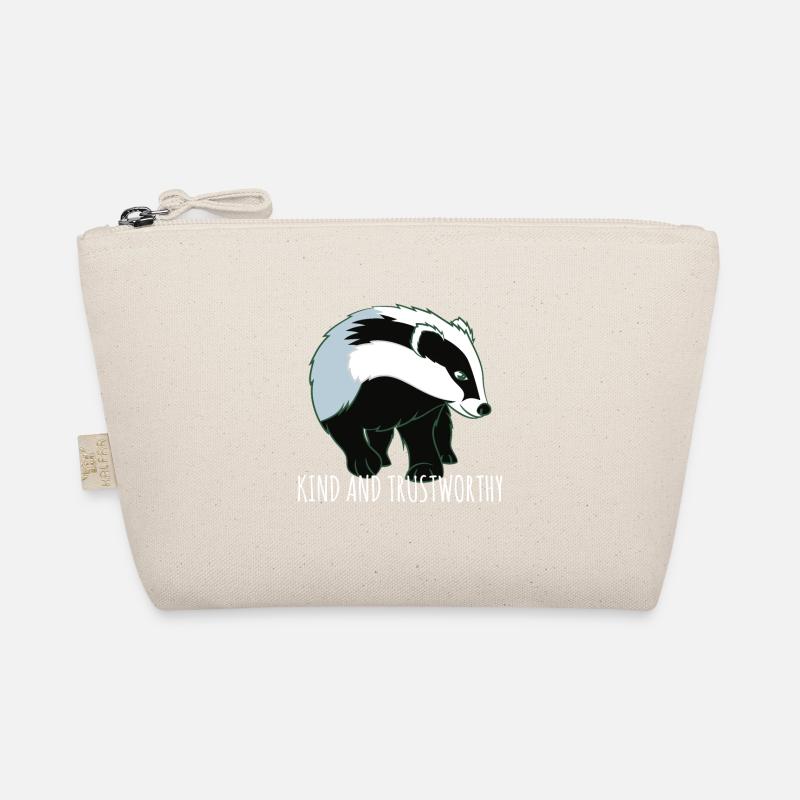 Badger Kind And Trustworthy - Bio-Täschchen - Natur