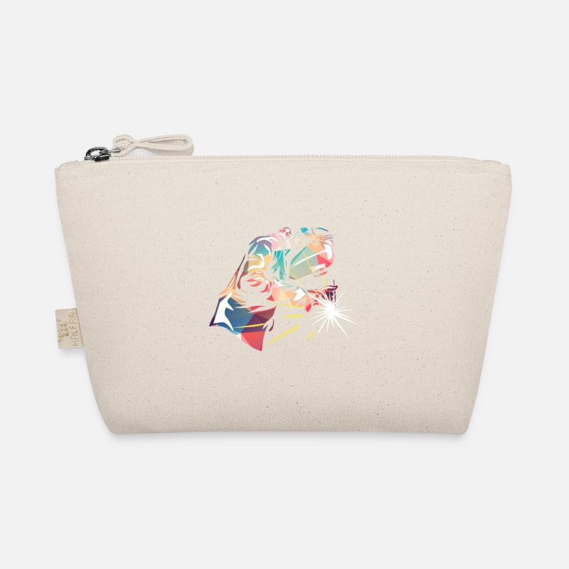 Welder welding Organic Pouch