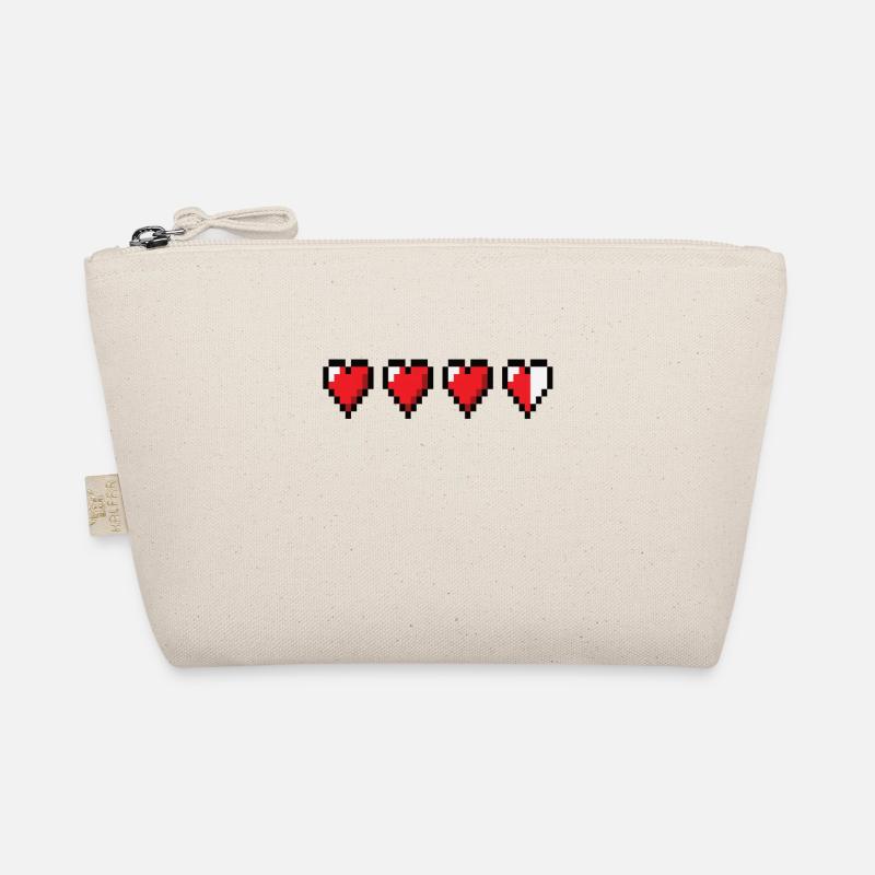 80s hearts Organic Pouch