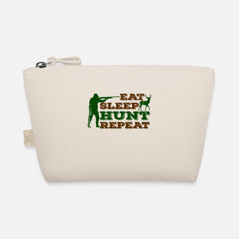 Eat Sleep Hunt Repeat Funny Gift For Hunters Organic Pouch