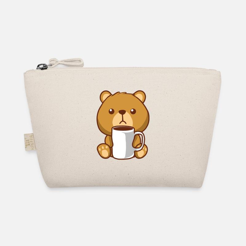 Braunbär Bär Kaffee Bärchen - Bio-Täschchen - Natur
