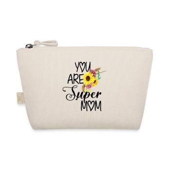 YOU ARE SUPER MOM - Bio-Täschchen - Natur - Vorne