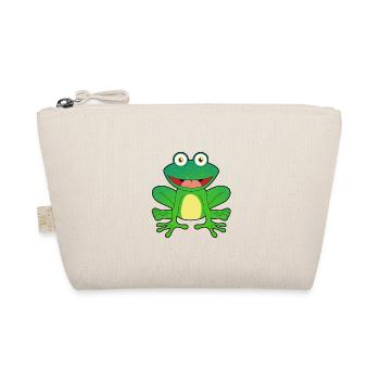 Frog frogs amphibian king dream man children - Organic Pouch - nature - Front