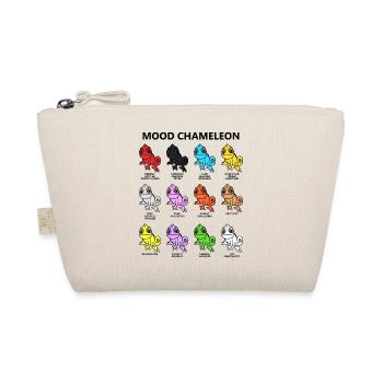 Stimmung Moody Chamäleon Charaktere Lustige Tiere - Bio-Täschchen - Natur - Vorne