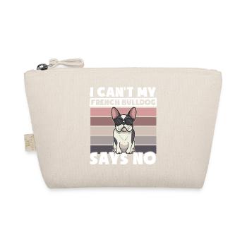 Frenchie Bulldog Französische Bulldoge Hunde - Bio-Täschchen - Natur - Vorne