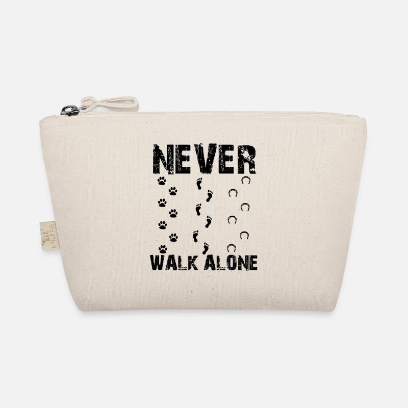 Never Walk Alone - Bio-Täschchen - Natur