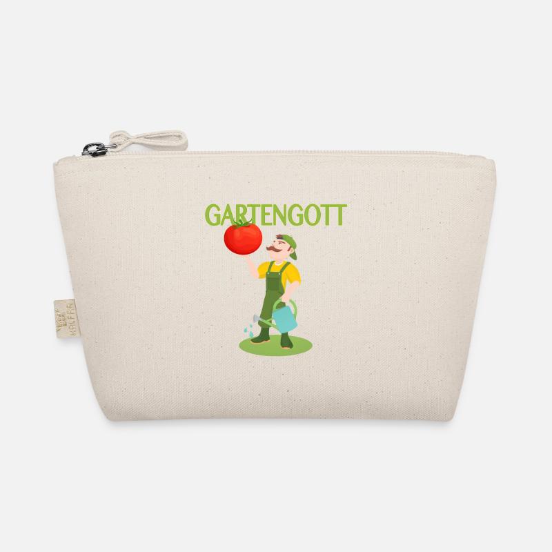 Gartengott Illustration für Gärtner Tomatenbauer - Bio-Täschchen - Natur