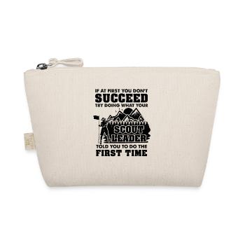 Boy Scout Girl Scout Gift - Organic Pouch - nature - Front