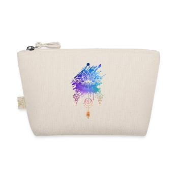 YOGA, Joga, Meditation, Geschenk, Geschenkidee - Bio-Täschchen - Natur - Vorne
