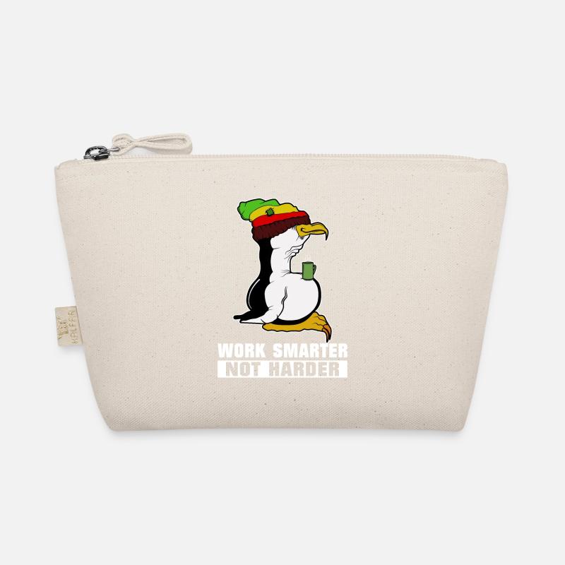 Linux penguin coffee break Rasta Informatik PC Nerd Organic Pouch