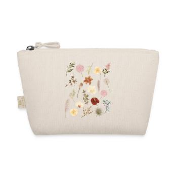 Vintage Boho Botanic Wildflower Flower Nature Love - Bio-Täschchen - Natur - Vorne