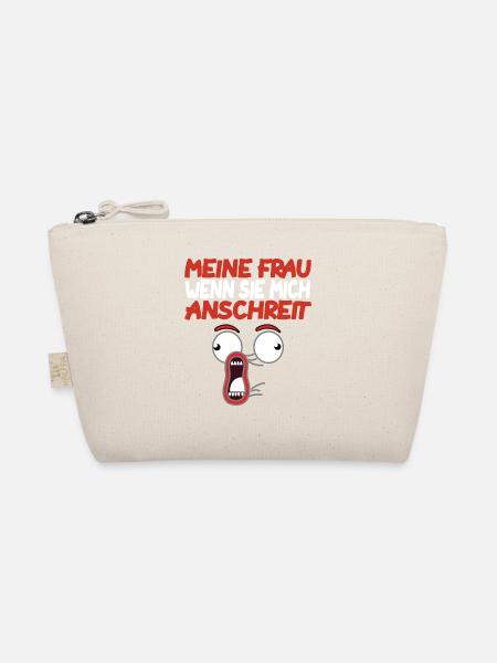 ehefrau ehemann spruch lustig - Bio-Täschchen - Natur