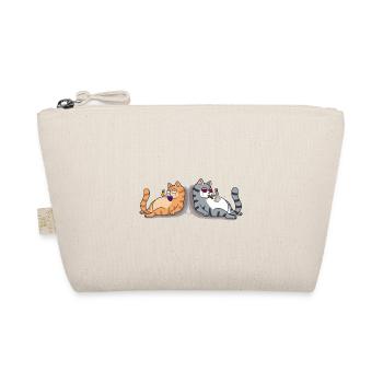 Baby cat future stoner cat joint smoker rib - Organic Pouch - nature - Front