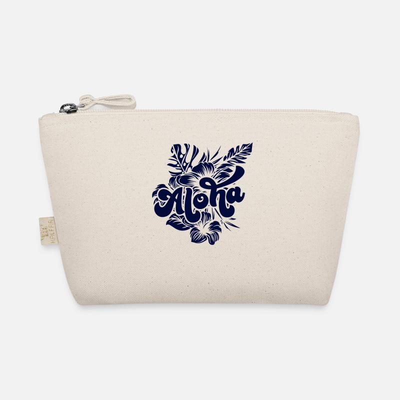 Aloha Hibiscus Hawaii - Bio-Täschchen - Natur