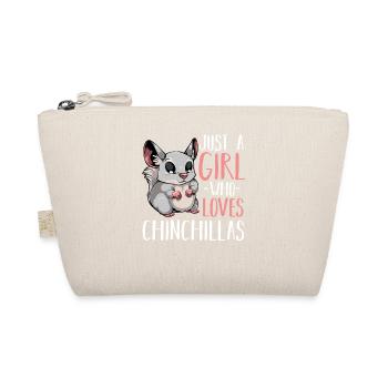 Chinchilla Liebhaberin Shirt - Bio-Täschchen - Natur - Vorne
