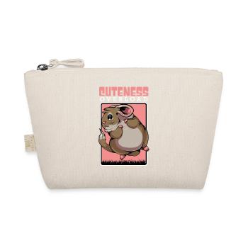 Niedliche Maus Überfluss Chinchilla - Bio-Täschchen - Natur - Vorne