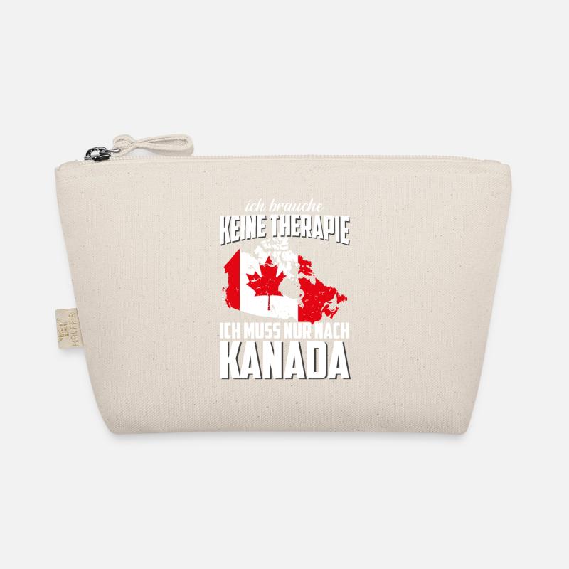 Drapeau du Canada sans cadeau disant thérapie Trousse biologique