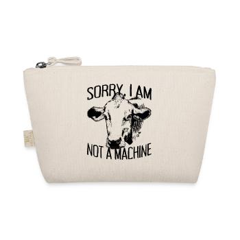 Désolé, je ne suis pas une machine Vaches Vaches Bien-être animal Vegan - Trousse biologique - nature - Devant