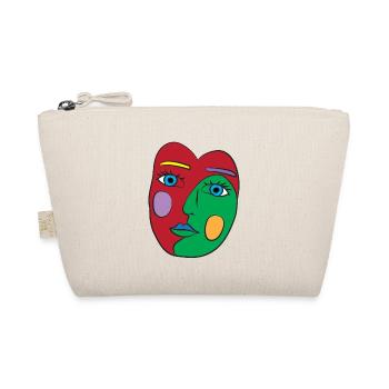 Art élégant abstrait / cadeau visage cool - Trousse biologique - nature - Devant