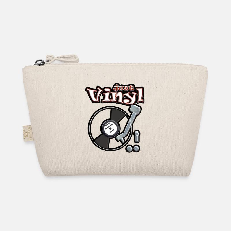 Just Vinyl Turntable metallic - Organic Pouch - nature