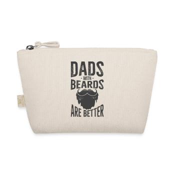 Dads With Beards Are Better - Organic Pouch - nature - Front