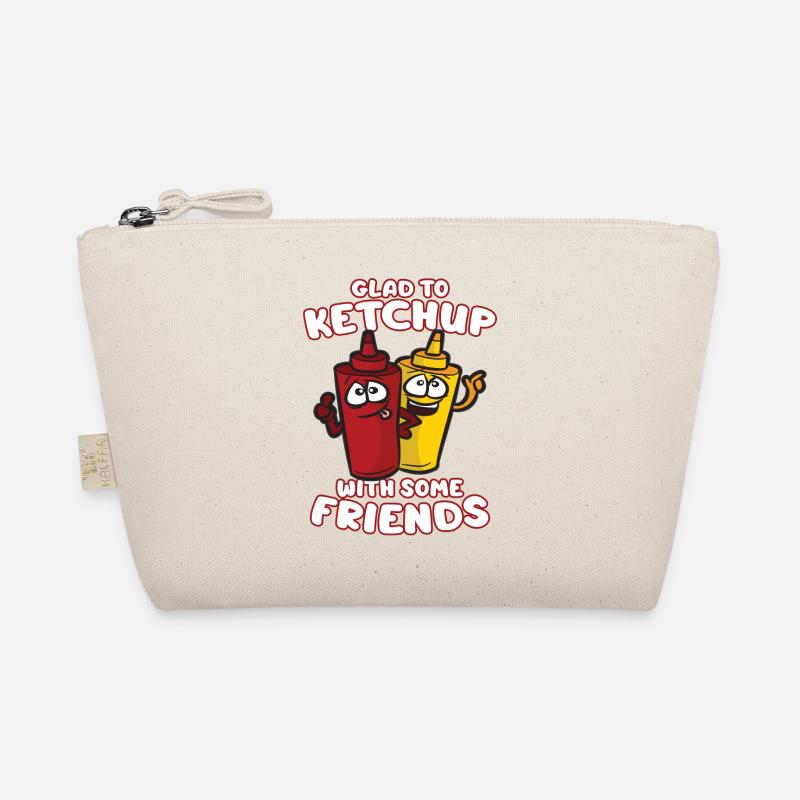 GLAD TO KETCHUP WITH SOME FRIENDS - Bio-Täschchen - Natur