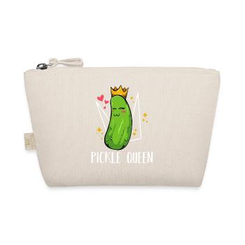 Pickle Queen – Königliche Gurke - Bio-Täschchen - Natur - Vorne