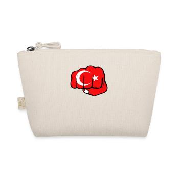 Cool Turkish Fist, Turkiye Flag, Flag of Turkey - Bio-Täschchen - Natur - Vorne