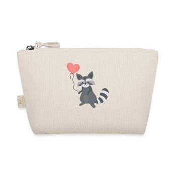 waschbär waschbär liebhaber - Bio-Täschchen - Natur - Vorne