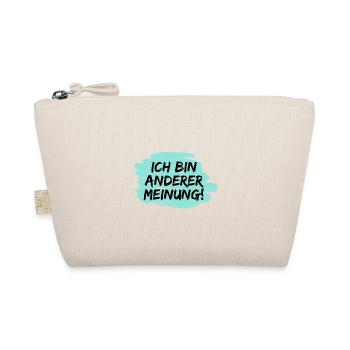 Ich bin anderer Meinung! Anti Gegen Demo - Bio-Täschchen - Natur - Vorne