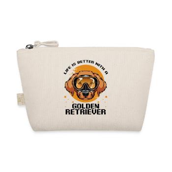 Golden retriever - Organic Pouch - nature - Front