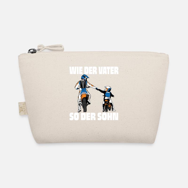 mottorad vater sohn geschenk Bio-Täschchen