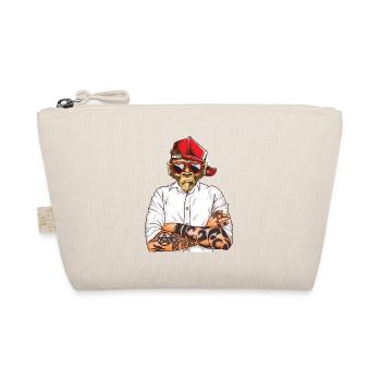 Cool Monkey avec lunettes de soleil et casquette en forme de cœur - Trousse biologique - nature - Devant