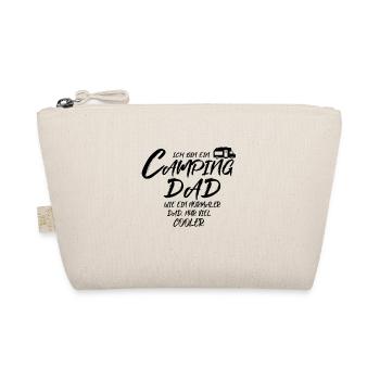 Camping Dad Camper Papa Geschenk - Bio-Täschchen - Natur - Vorne