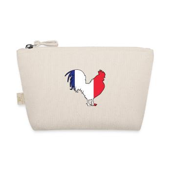 French rooster - Organic Pouch - nature - Front